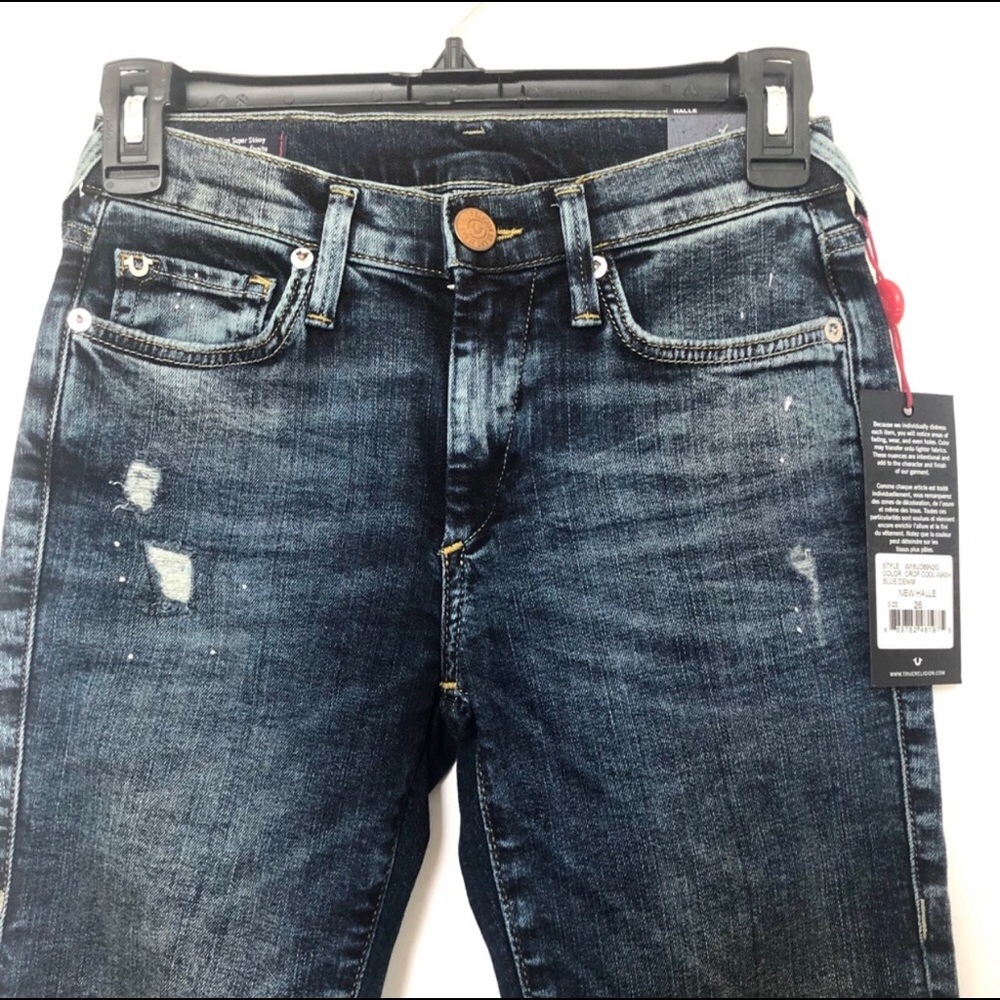 True Religion New Halle Crop Skinny Jeans